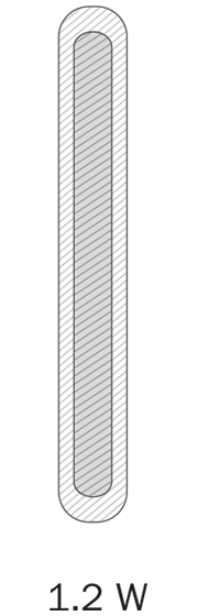 Strahlform Düse 1,2 W Strahlform Düse 1,2 W