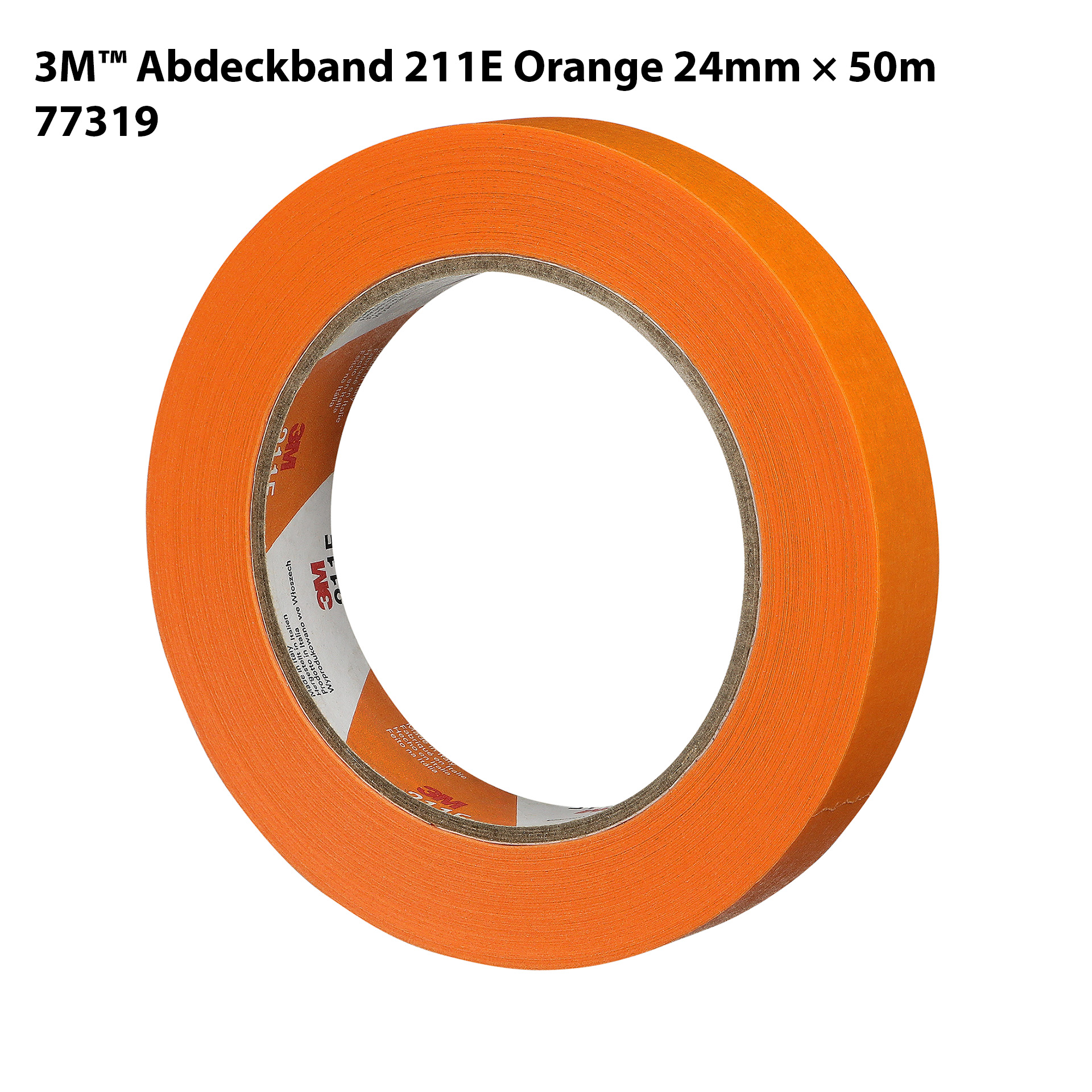3M™ Automotive Abdeckband 211E Orange 24 mm × 50 m