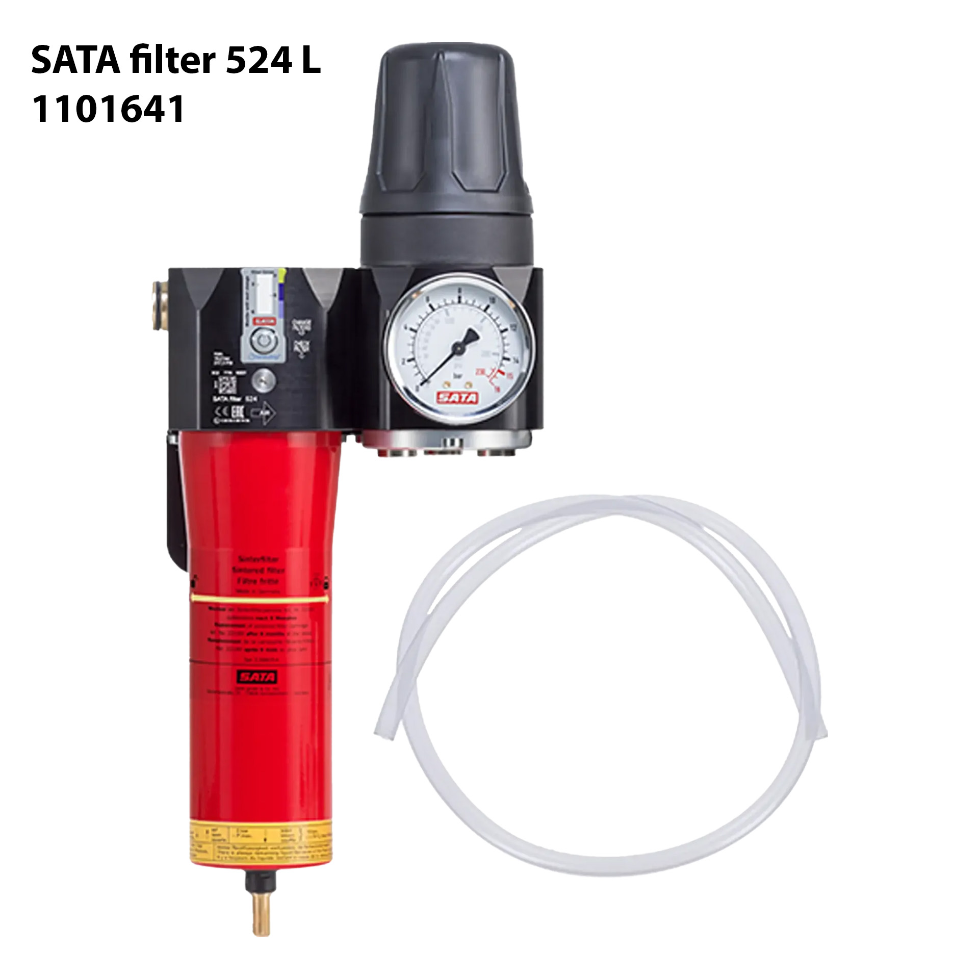 SATA filter 524 L 1-stufiger Druckluftfilter zur Abscheidung von Flüssigkeiten innerhalb der Druckluftleitung